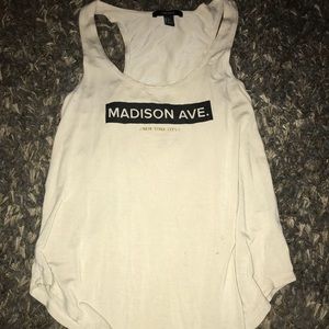 Madison ave tank top